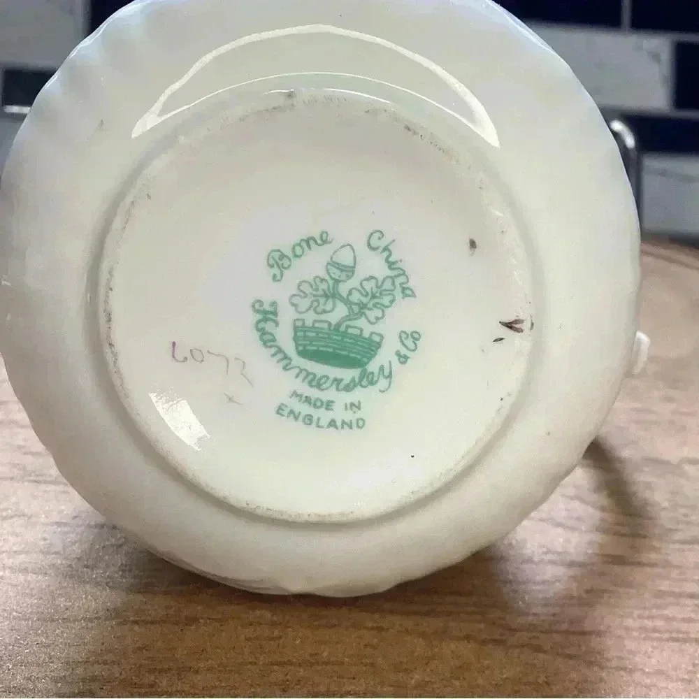Hammersley 'Floral' #6072 Small Creamer Made in England